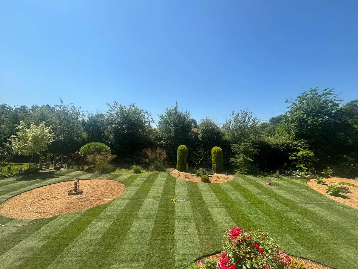 New and replacement lawn by James Steven Landscapes & Lawns, Norwich