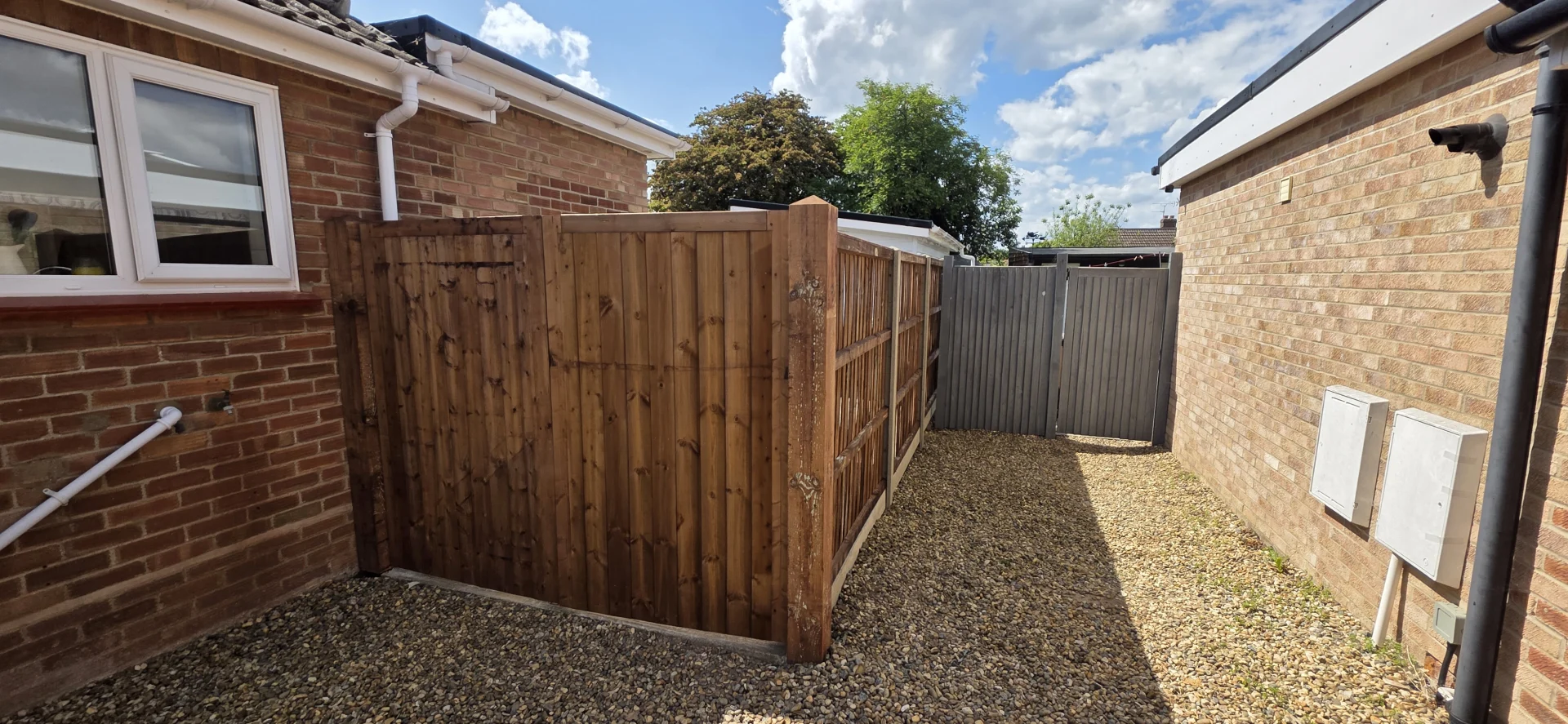 Fence installation project in Norwich