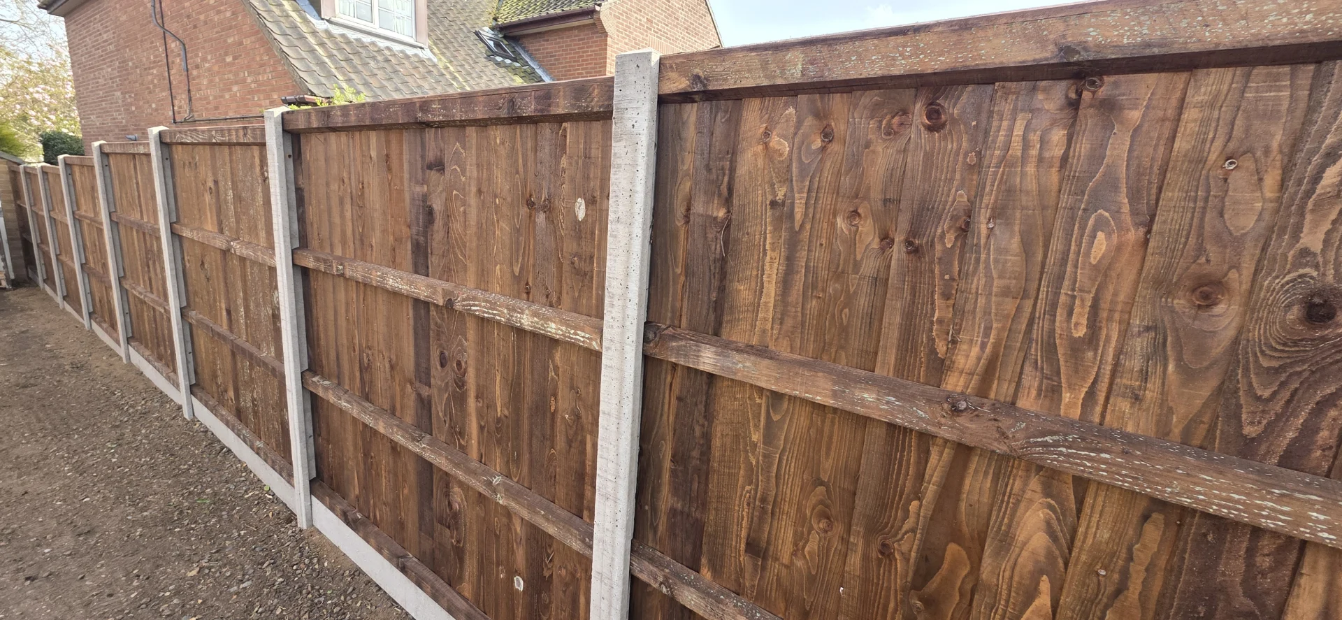 Fence and gate work