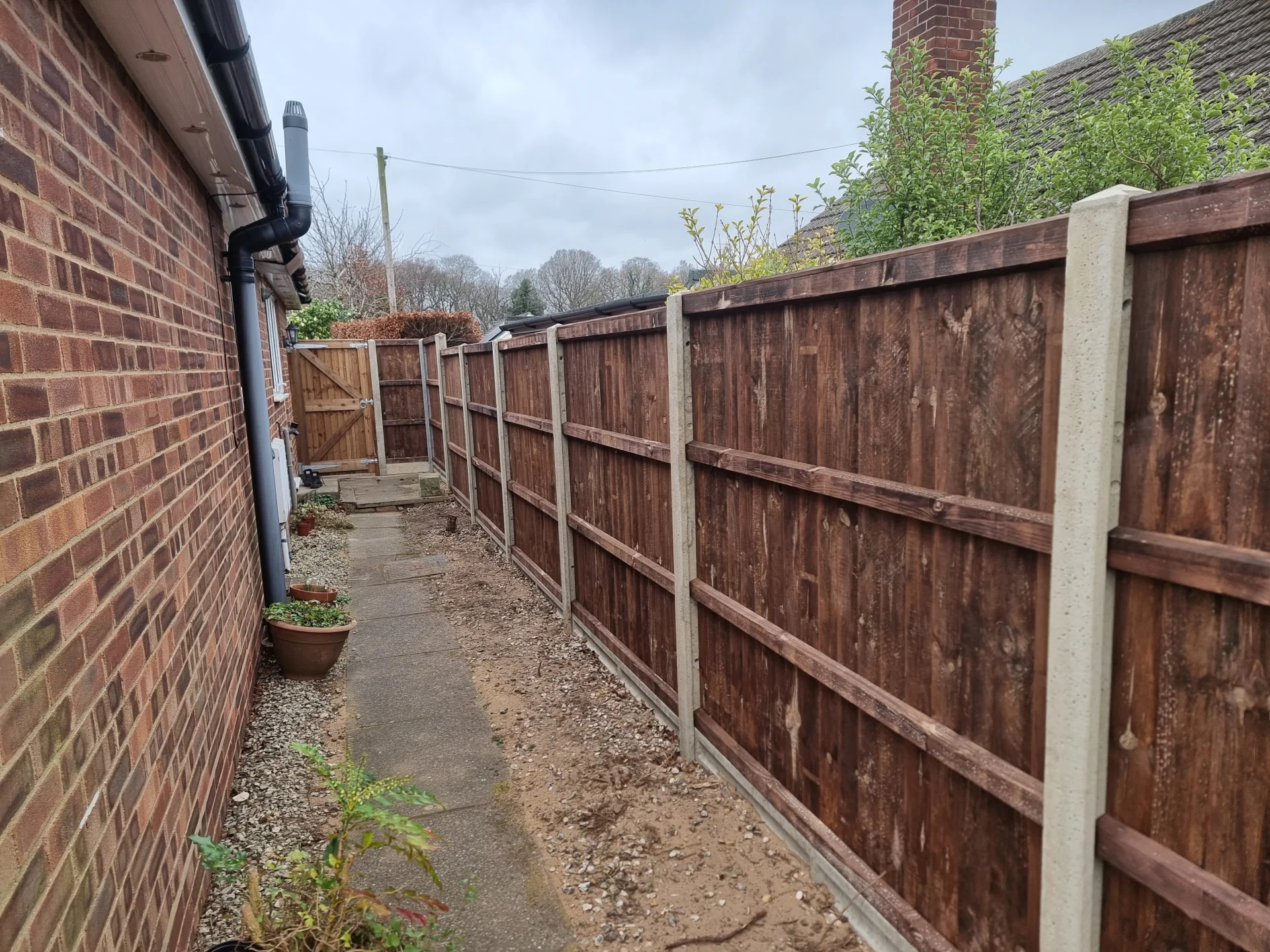 New fence installation in Norfolk
