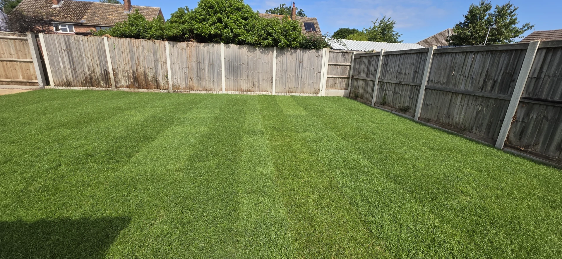 New lawn installation in Norwich
