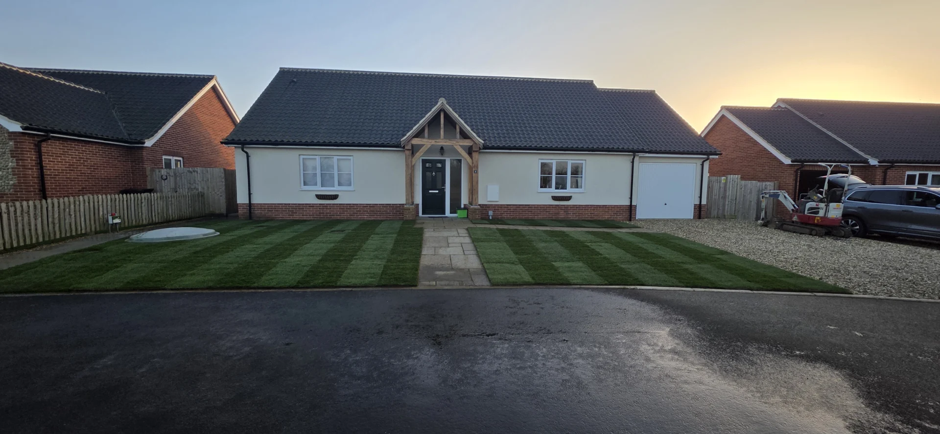 Fence installation project in Norwich